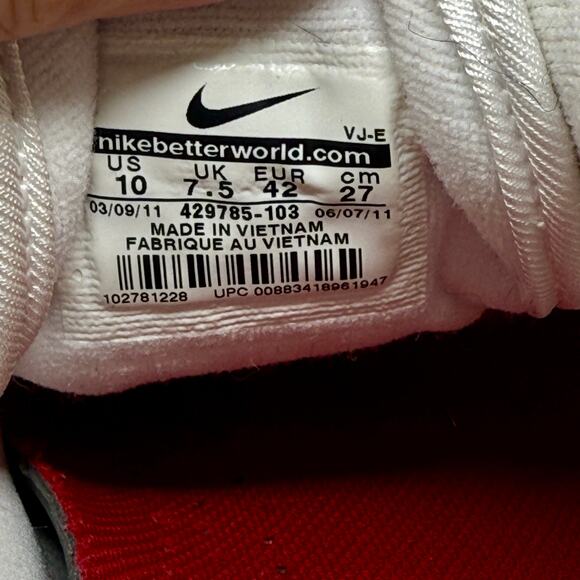 Nike Free TR Fit Training Shoes Womens 10 White Red K.3.3 Comfy Sporty Flexible - Picture 13 of 13